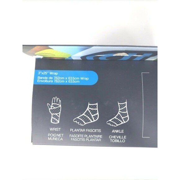 Dr Cool 3" X 25" Ice Compression (Green)Wrist Plantar Ankle Wrap- NEW IN BOX - Picture 4 of 5